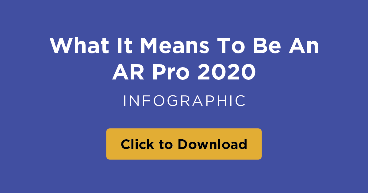 What It Means To Be An AR Pro in 2020 Survey Infographic