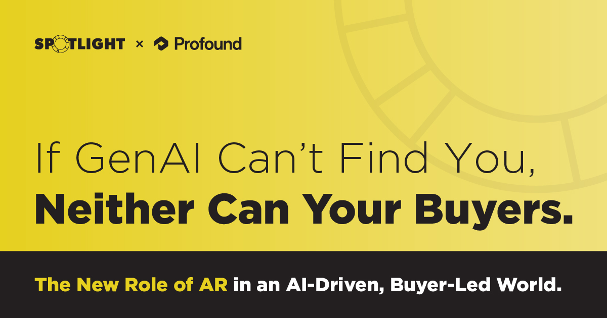 If Generative AI can't find you, neither can your buyers.